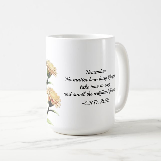 Caneca De Café Lema Precioso (Frente Esquerda)
