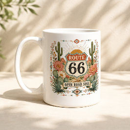Caneca De Café Lembrança da Rota 66 do Deserto do Sudoeste