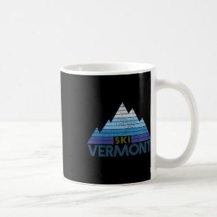 Caneca De Café Lembrança de Esqui em Vermont Esportes de Montanha