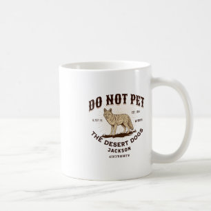 Caneca De Café Lembrança de Férias do Coelho Engraçado de Jackson
