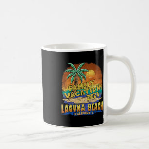 Caneca De Café Lembrança de Férias em Família em Laguna Beach Cal