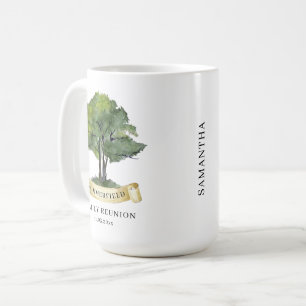 Caneca De Café Lembrança Personalizada da Árvore de Primos para R