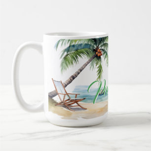 Caneca De Café Lembrança Personalizada da Praia Punta Cana