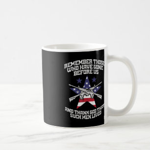 Caneca De Café Lembre-se daqueles que se foram antes de nós bande