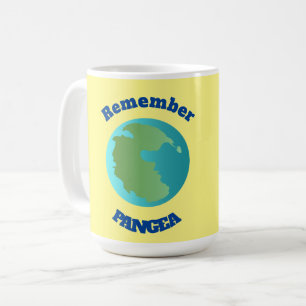 Caneca De Café lembre-se de Pangea