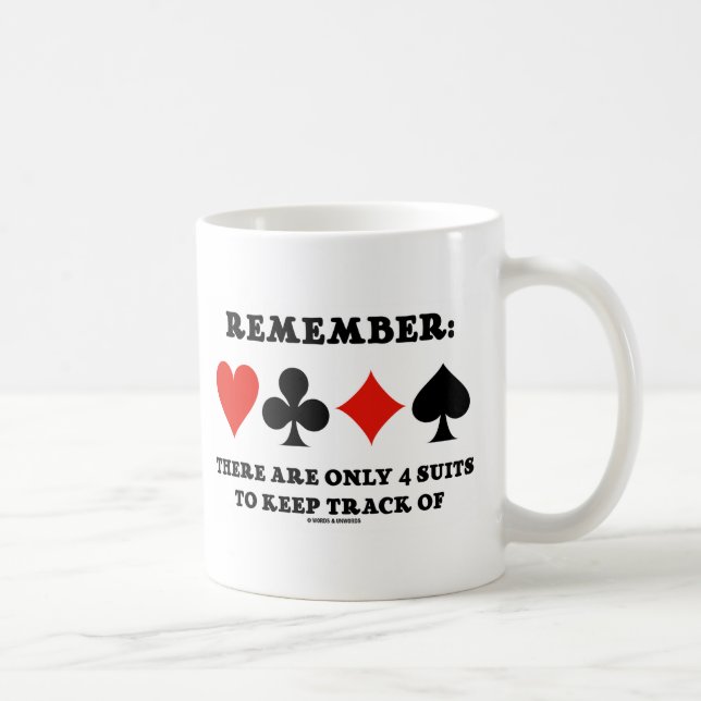 Caneca De Café Lembre-Se: Há Apenas 4 Fatos Para Acompanhar (Direita)