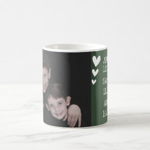 Caneca De Café Lembrete de Aniversário para Modelo de Foto de Avó