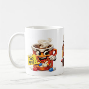 Caneca De Café Lembrete de Tomar Seu Medicamento