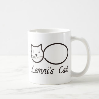 Caneca De Café lemniscate o gato de lemni