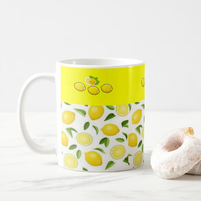 Caneca De Café Lemon Mug (Com Donut)