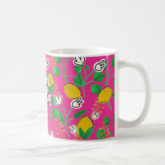 Caneca De Café lemon watercolor