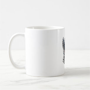 Caneca De Café Lenço Patriótico Rocker Old Glory Música Rock Meta