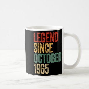 Caneca De Café Lenda 1965 60º Aniversário Para Homens Mulheres 60