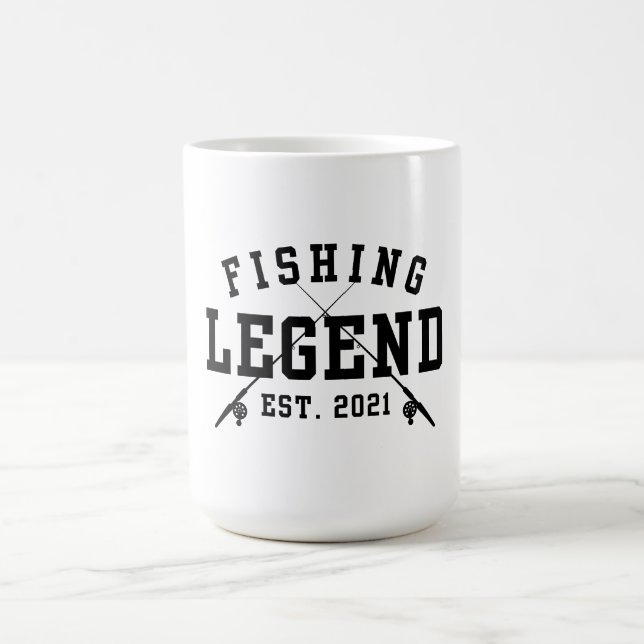 Caneca De Café Lenda da Pesca Estabelecida 2021 (Centro)