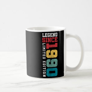Caneca De Café Lenda Desde 1990 Edição Limitada 35 Anos 35º