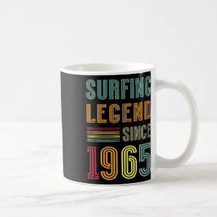 Caneca De Café Lenda do Surf 1965 60 Anos Água Surf 60º Aniversár
