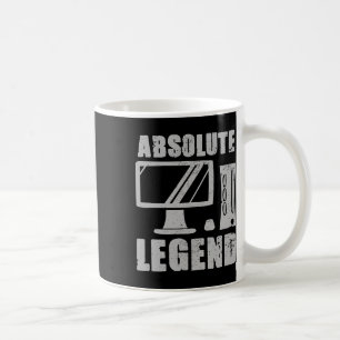 Caneca De Café Lendário Citação Engraçada de Jogador de Video Gam