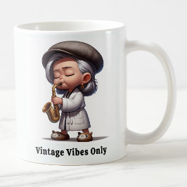Caneca De Café Lendas da Música Groovy para Cidadãos Seniores