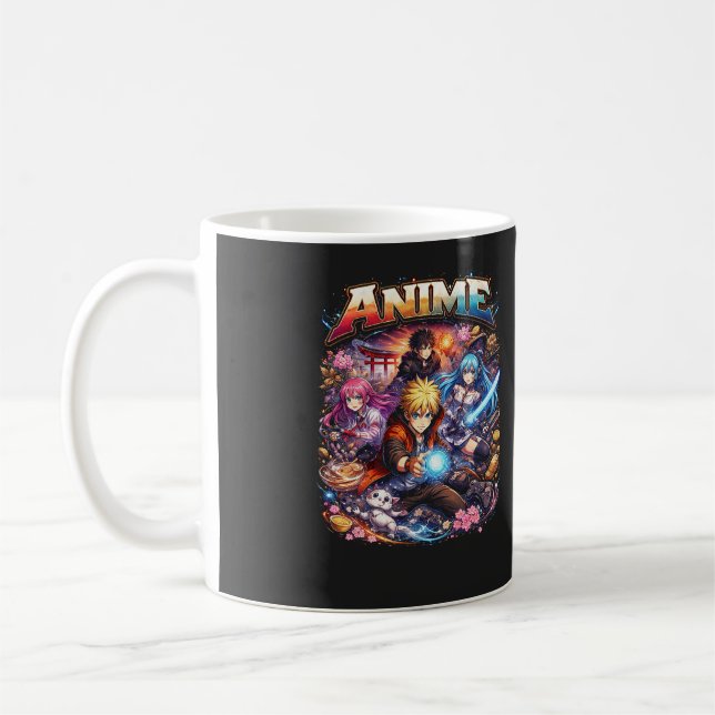 Caneca De Café Lendas do Anime (Esquerda)