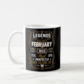 Caneca De Café Lendas Foram Nasceres Em Fevereiro De 1933