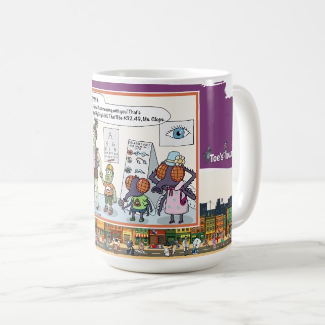 Caneca De Café Lentes Diferentes | Clássico do Dia das Mães (Frente Esquerda)