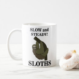 Caneca De Café Lentidão Lenta E Engraçada De Lama