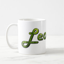 Caneca De Café Leo em Peridot Gemstone