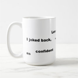 Caneca De Café Leo Star Sign Witty Text para Uso Diário ou Presen