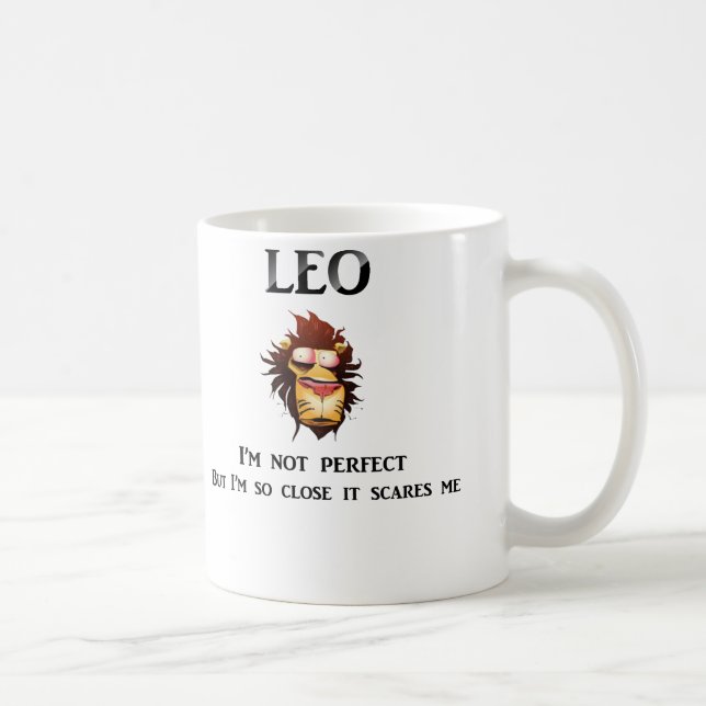 Caneca De Café Leo: Tão perfeito (Direita)