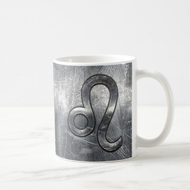 Caneca De Café Leo Zodiac - Sinal de Estilo Industrial (Direita)
