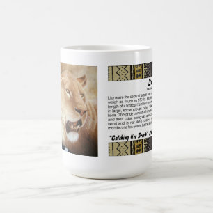 Caneca De Café Leoa em seu matar