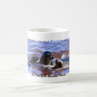 Caneca De Café Leões de mar de Galapagosa