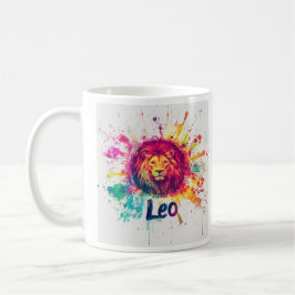 Caneca De Café "Léon da Traseira dos 90: Splatter Paint Mug"