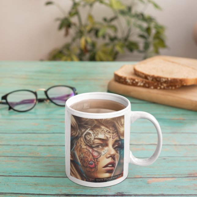Caneca De Café Leonardo 6 (Leonardo Mural 6 Coffee Mug)