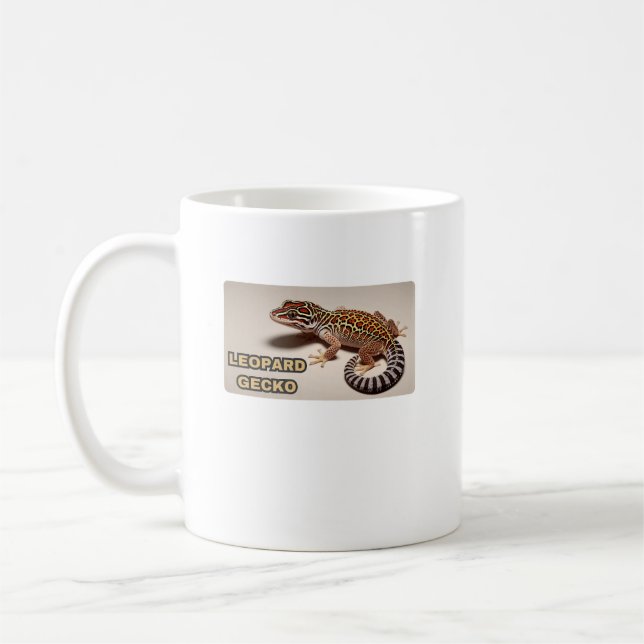 Caneca De Café Leopard Gecko (Esquerda)