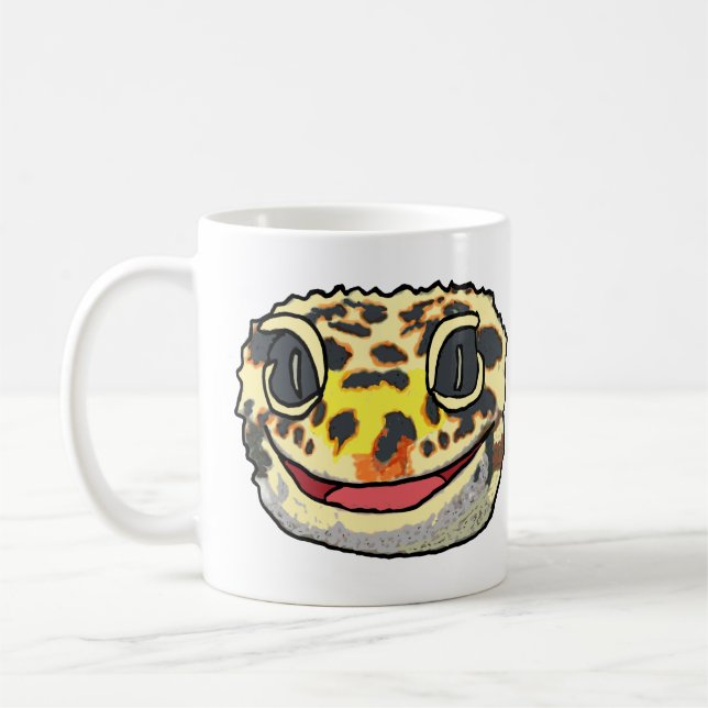 Caneca De Café Leopard Gecko (Esquerda)