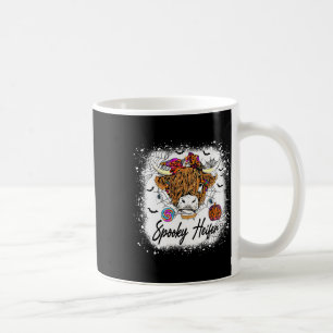 Caneca De Café Leopard Halloween Cow Pumpkin Spooky Heifer 1