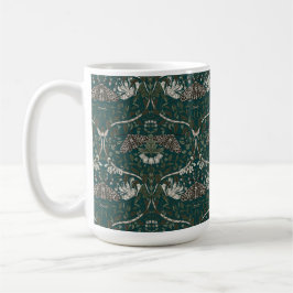 Caneca De Café Leopard Moth e Honeysuckle Botanage