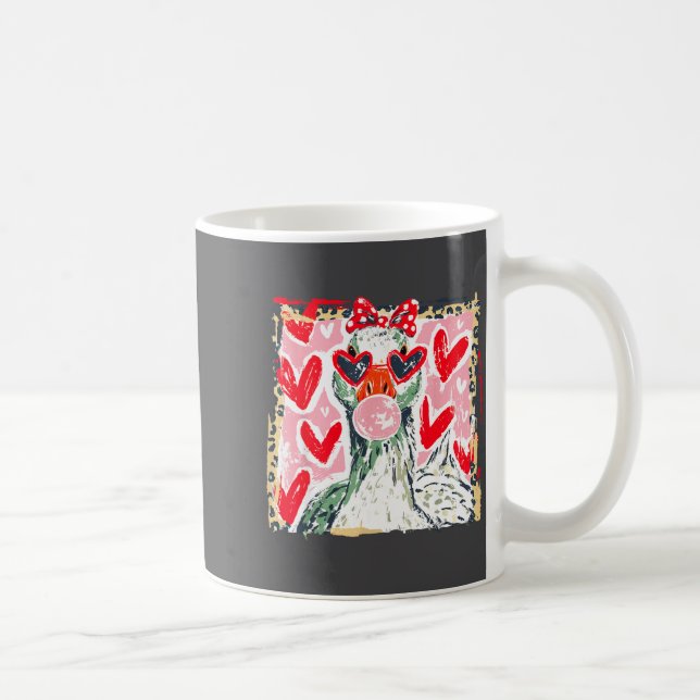Caneca De Café Leopard Valentine's Day Goose Cute Animal Couple M (Direita)