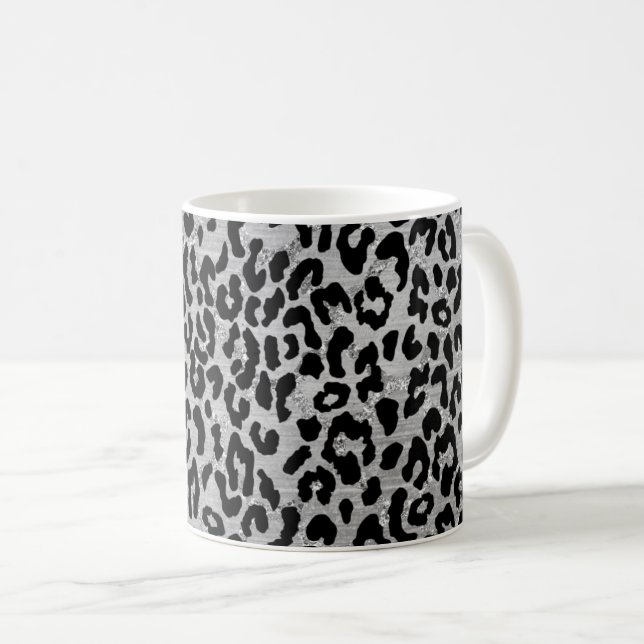 Caneca De Café Leopardo (Frente Esquerda)