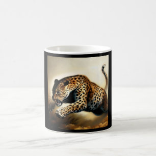 Caneca De Café Leopardo (12) Gato selvagem