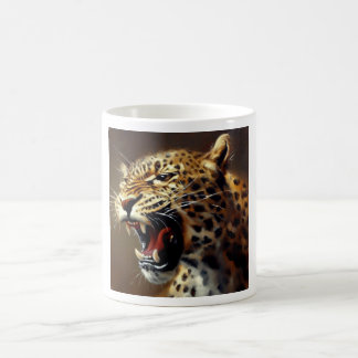 Caneca De Café Leopardo (5) Gato selvagem