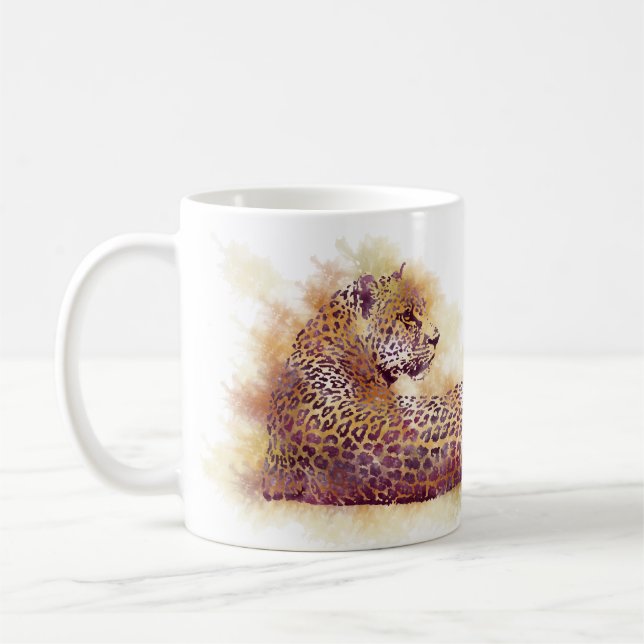 Caneca De Café Leopardo-d-água (Esquerda)