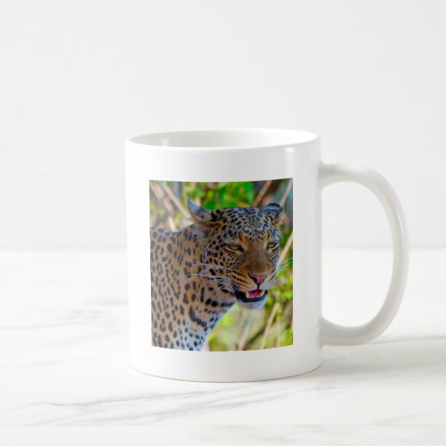 Caneca De Café Leopardo-de-véu (Direita)