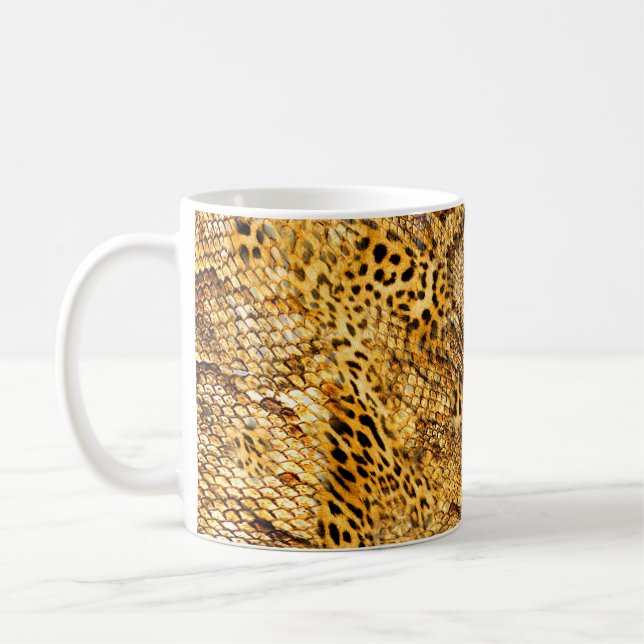 Caneca De Café Leopardo e cobra (Esquerda)