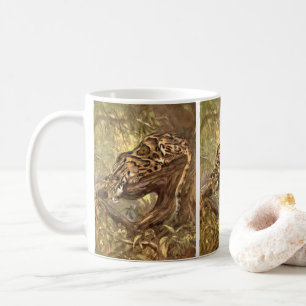 Caneca De Café Leopardo nublado por Cisne-CE, animais selvagens d