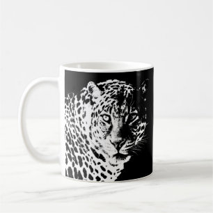 Caneca De Café Leopardo pop Art Moderno dos Modelos