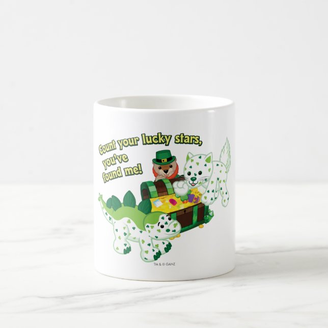 Caneca De Café Leprechaun de Webkinz
Gato do trevo
Dino (Centro)