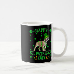 Caneca De Café Leprechaun Hat French Bulldog Rua. Dia de Patrick