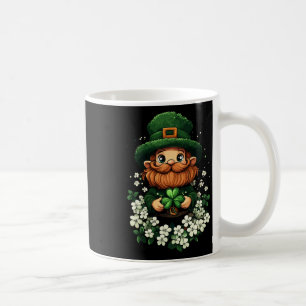Caneca De Café Leprechaun Trevo Meninas Meninos Dia de São Patríc